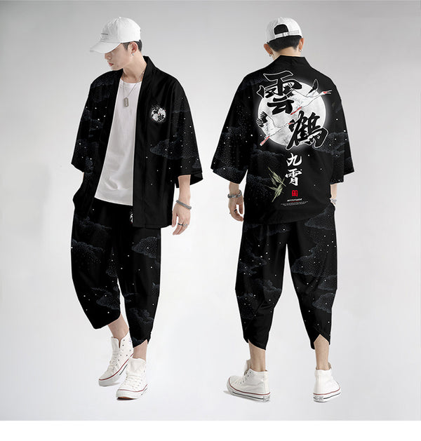 Black sweatpants streetwear