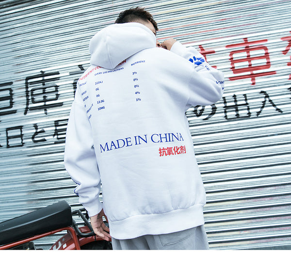 Asian streetwear hoodie