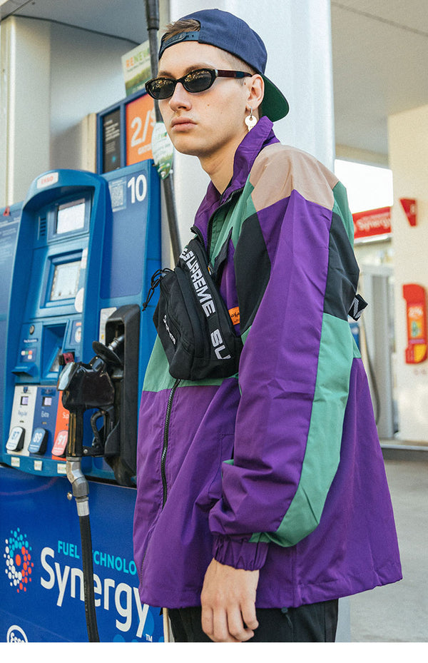 Purple streetwear jacket