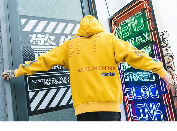 Asian streetwear hoodie