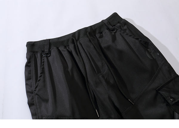 Black cargo pants streetwear