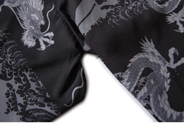 Mens streetwear kimono