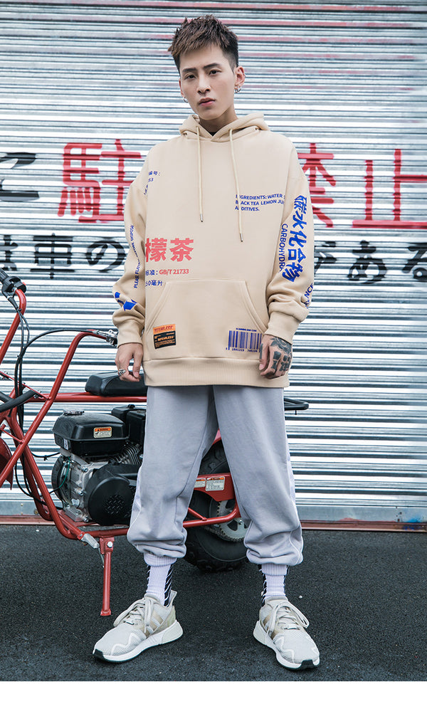 Asian streetwear hoodie