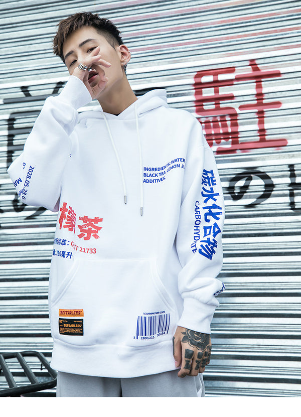 Asian streetwear hoodie