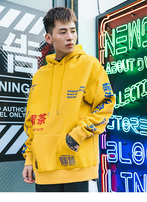 Asian streetwear hoodie