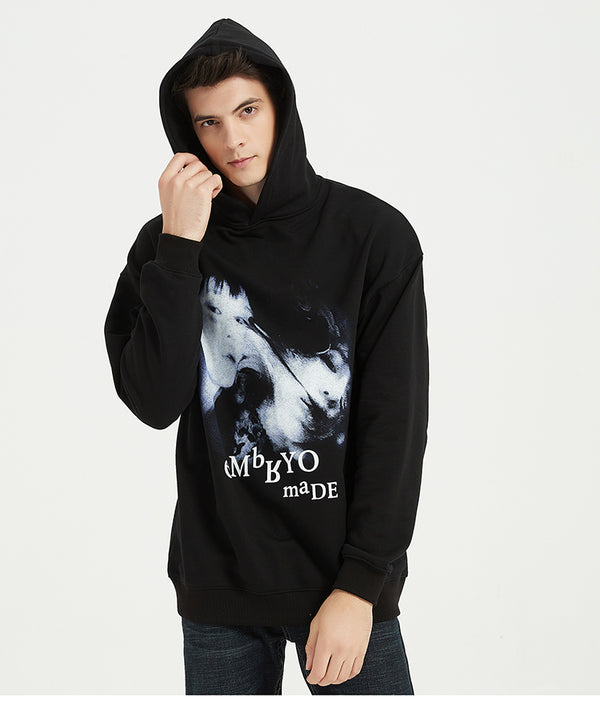 Black streetwear hoodies