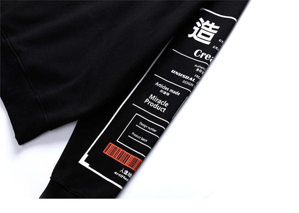 Kanji streetwear hoodie