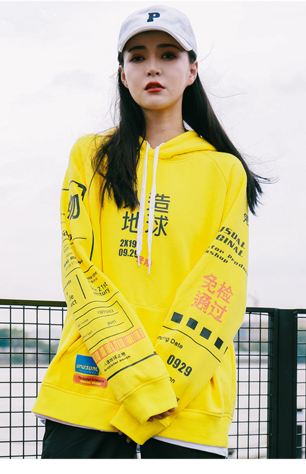 Kanji streetwear hoodie