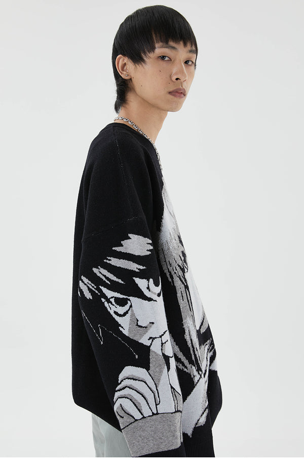 Japanese streetwear sweater