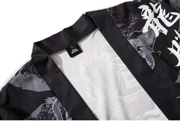 Mens streetwear kimono