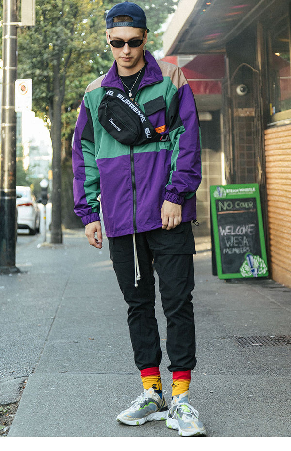 Purple streetwear jacket