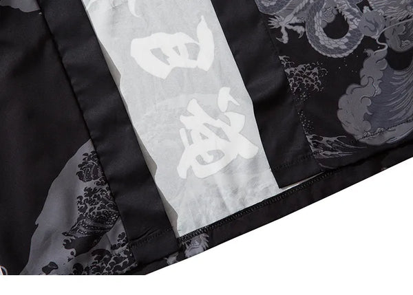 Mens streetwear kimono