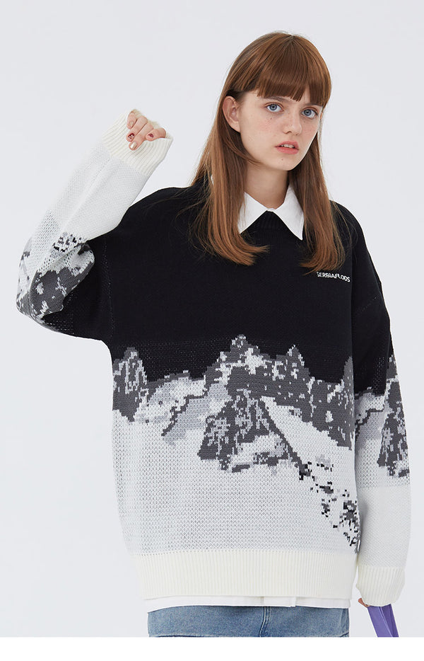 Streetwear knit sweater