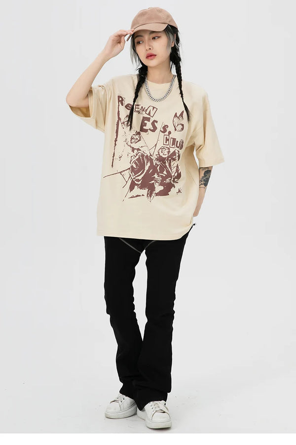 Beige T Shirt Men