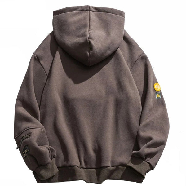 Streetwear zip hoodie