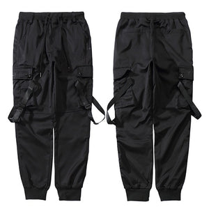 Black cargo pants streetwear