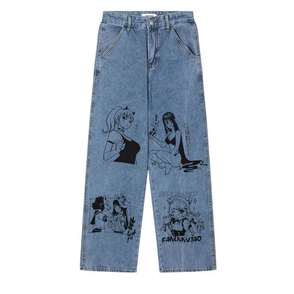 Streetwear jeans womens