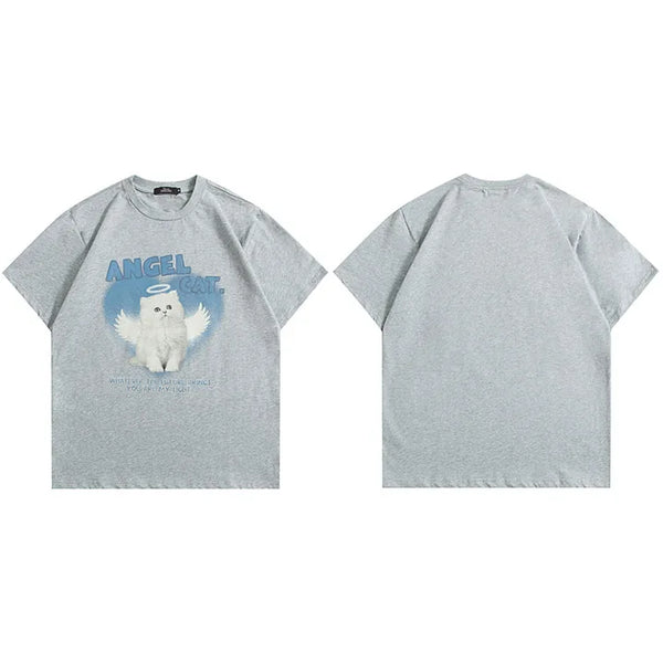 Oversized Cat T Shirt