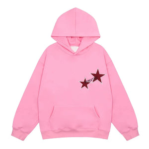 Star Print Hoodie