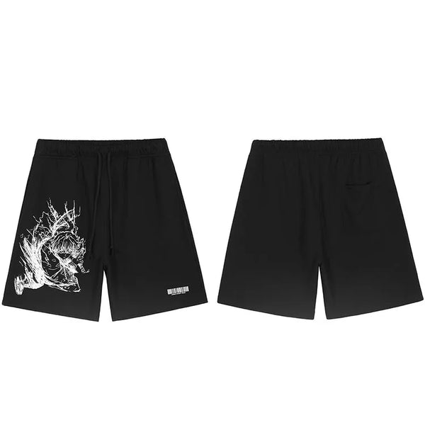 Anime streetwear shorts