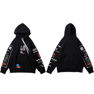 Kanji streetwear hoodie