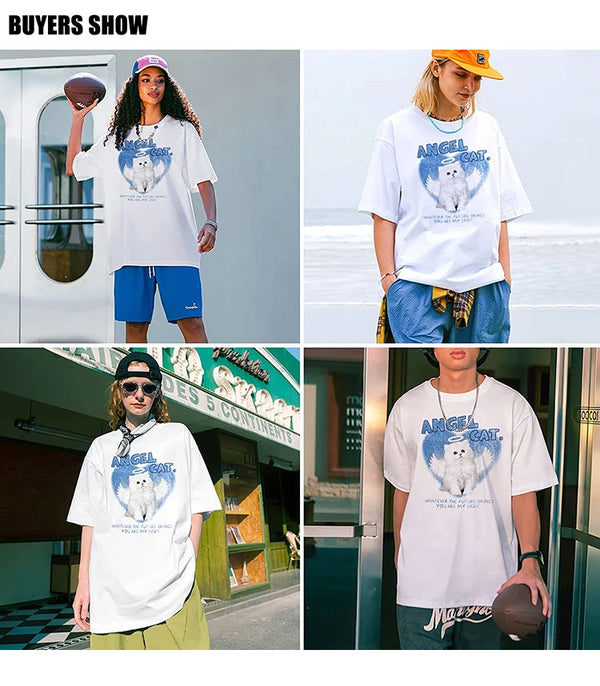 Oversized Cat T Shirt