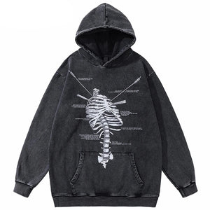 Skeleton Graphic Hoodie