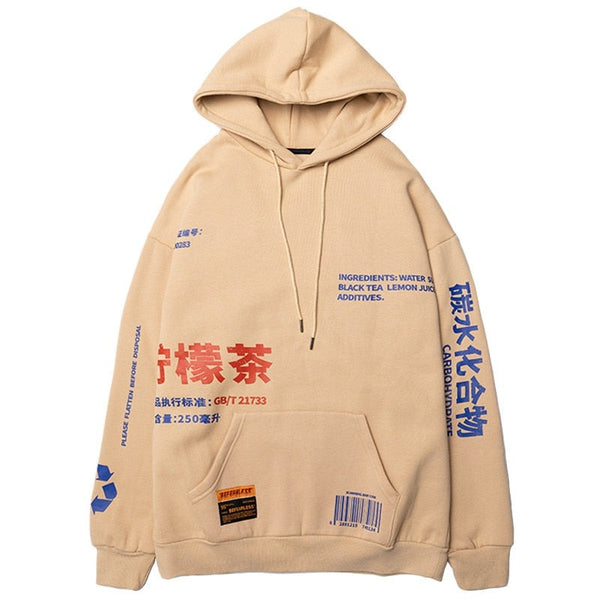 Asian streetwear hoodie