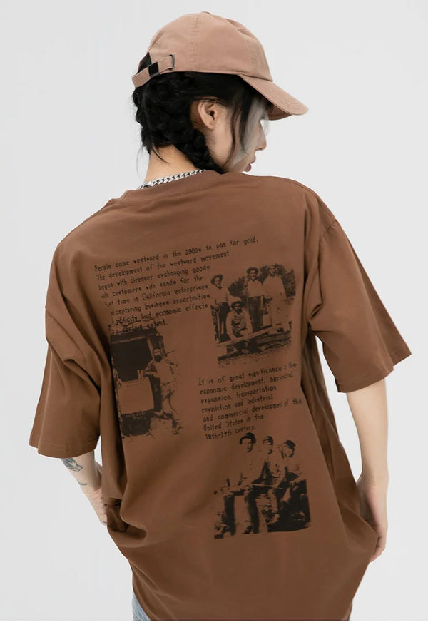 Brown vintage t shirt