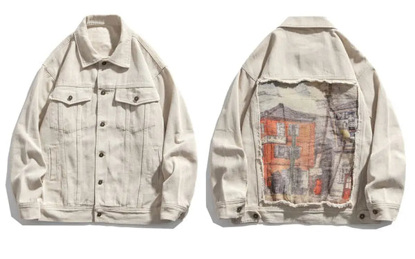 Jean jacket streetwear