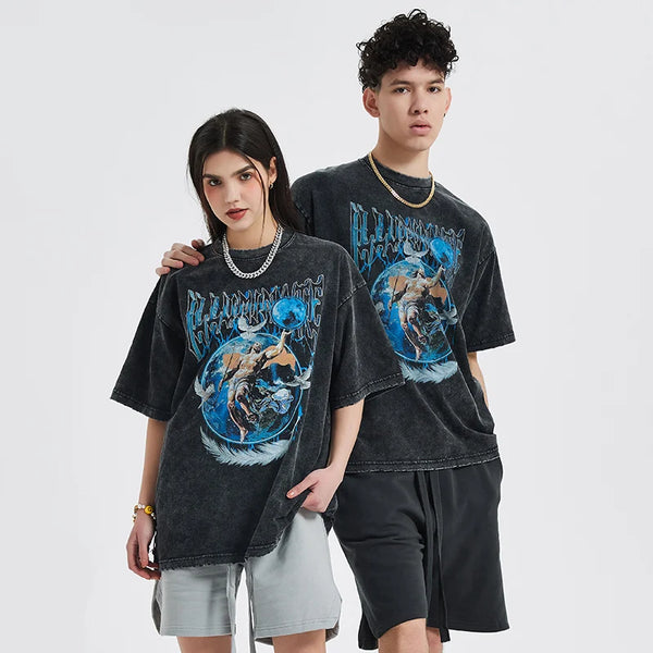 Men's Washed Oversized T Shirt