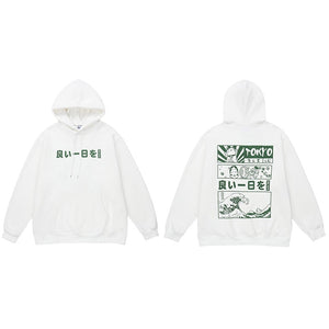 Tokyo streetwear hoodie