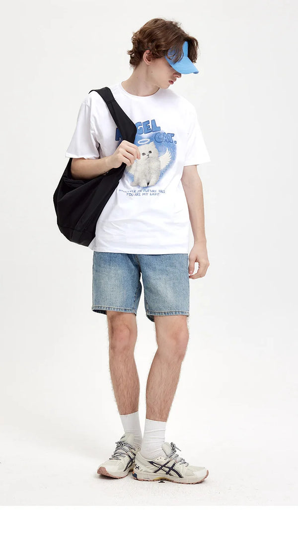 Oversized Cat T Shirt