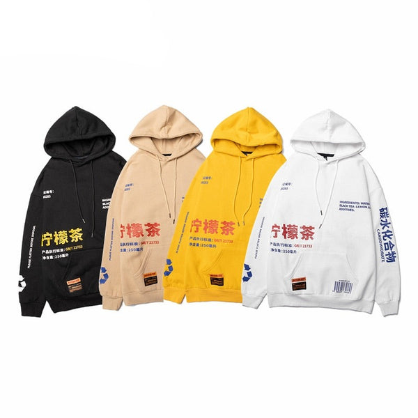 Asian streetwear hoodie