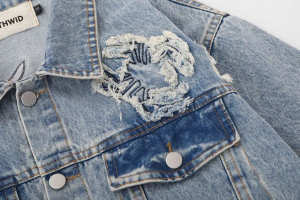 Denim jacket streetwear