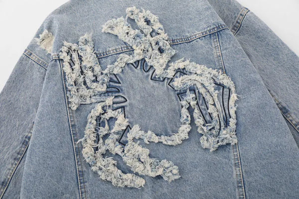 Denim jacket streetwear