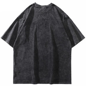 Mens Washed Black T Shirt