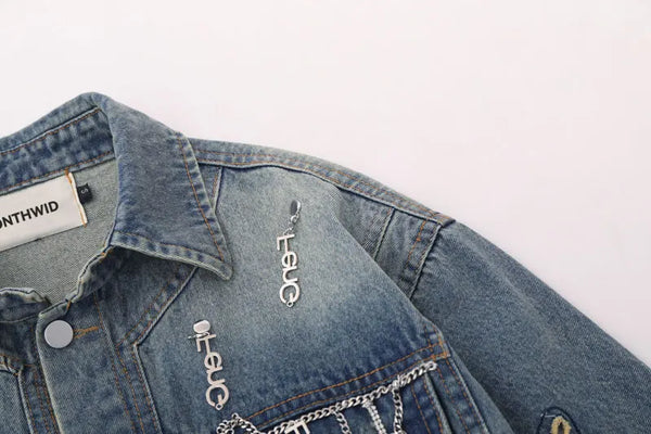 Denim jacket brand streetwear