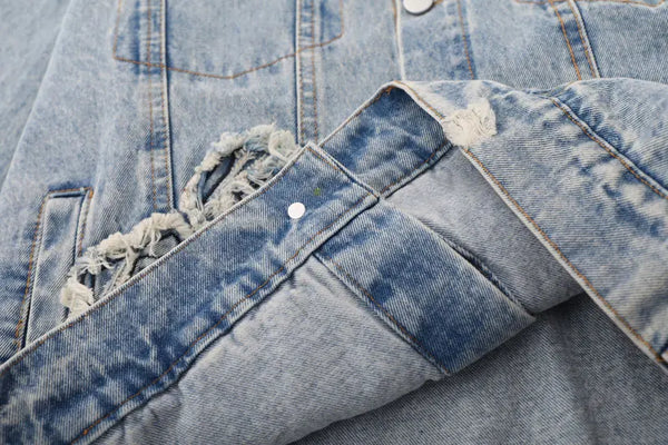 Denim jacket streetwear