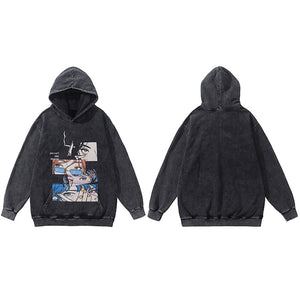 Anime streetwear hoodie