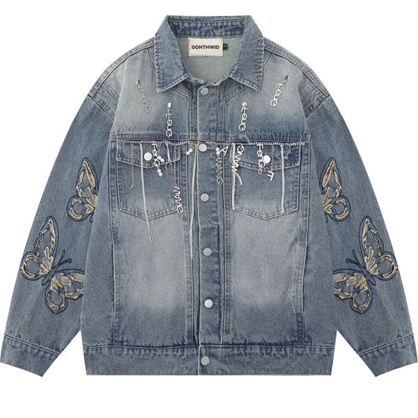 Denim jacket brand streetwear