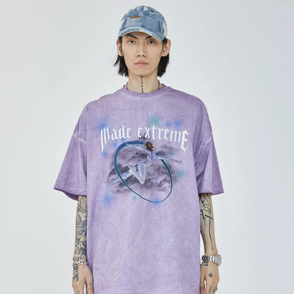 Graphic T Shirt Purple