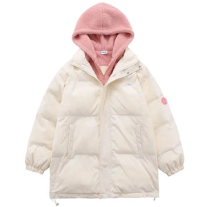 Streetwear puffer jacket women's