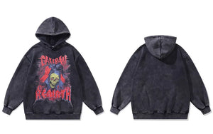 Vintage Skull Hoodie