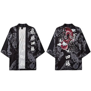 Mens streetwear kimono
