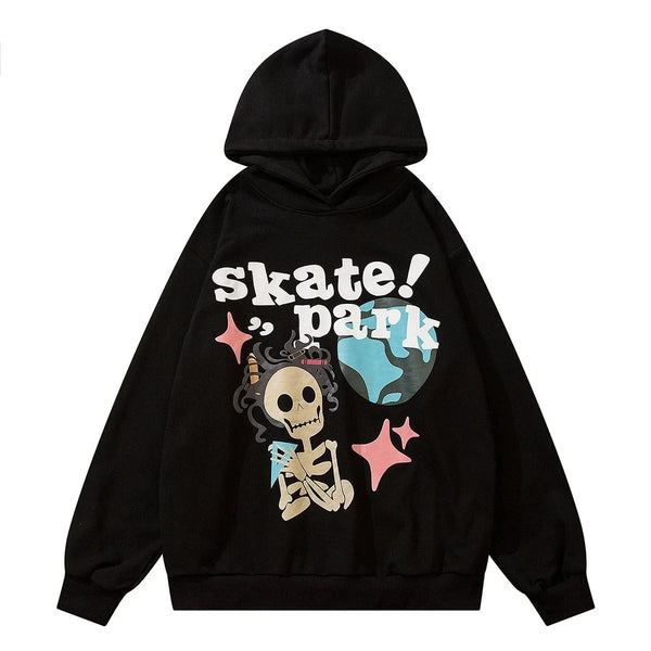 Black Skeleton Hoodie