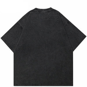 Vintage Washed Black T Shirt