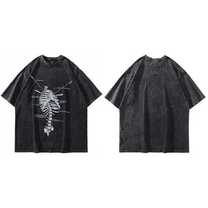 Black Skeleton T shirt