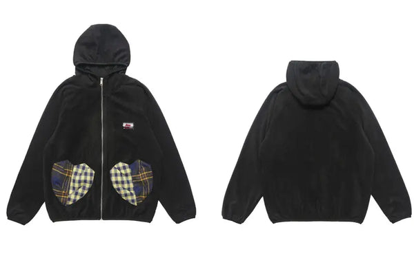 Streetwear zip up jacket