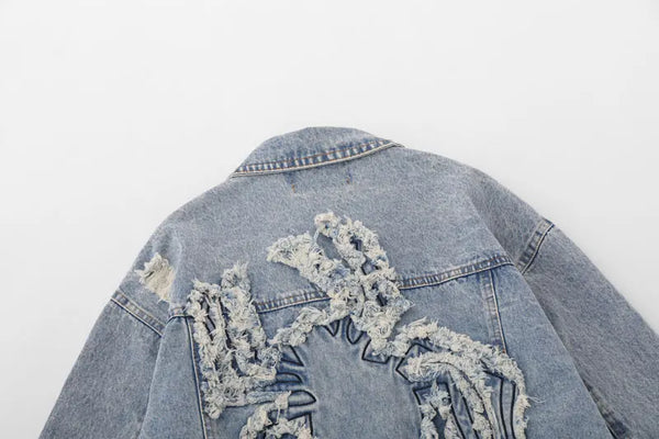 Denim jacket streetwear